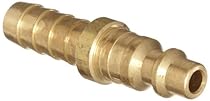 Dixon DCP2144B Brass Air Chief Industrial Interchange Quick-Connect Air Hose Fitting, Plug, 1/4