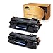 JARBO Compatible Toner Cartridges Replacement for HP 05A CE505A Toner Cartridges High Yield, 2 Black, Use with HP Laserjet P2035 P2035N P2055D P2055DN P2055X P2030 P2050 Printer