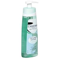 Clearasil Daily Oil Control Gel Wash, With Green Tea and Peppermint,