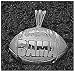 Logo Art Alabama Crimson Tide Sterling Silver Football Pendant