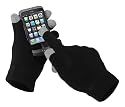 Ladies 'Black' Knitted Touch screen gloves - 59336