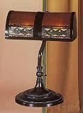 Mica Mission Style Tiffany Table Lamp