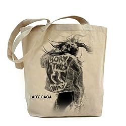 LADY GAGA TOTEBAG - BORN THIS WAY - LADY GAGA BEACH BAG - LADY GAGA PURSE - LADY GAGA CARRYALL