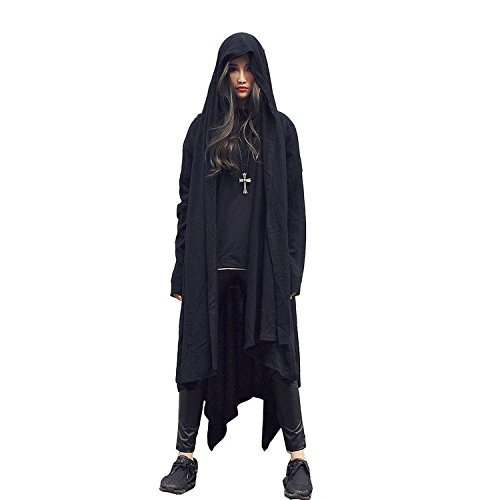 ピゾフ（Pizoff） レディース ストリート系 ヴィジュアル系 V系 ファッション ロング丈 裏毛 快適 パーカー カジュアルトップス