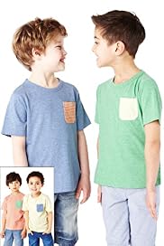 4 Pack Pure Cotton Short Sleeve T-Shirts