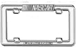 Nascar Racing License Plate Frame (Chrome Metal)