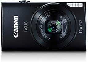 Canon IXUS 170 20MP Point and Shoot Digital Camera with 12x Optical Zoom (Black, 8 GB memory card and camera case
