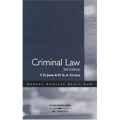 Criminal Law (Greens Concise Scots Law)