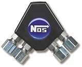 Sniper 16712NOS Pro Race Black Anodized Billet Aluminum Distribution Block with NOS Logo