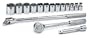 SK 4116 16 Piece 1/2-Inch Drive 6 Point and 12 Point 7/16-Inch to 1-1/4-Inch Socket Set