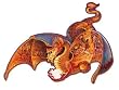 Fire Dragon Shaped Jigsaw Puzzle 1000pc