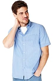 2" Longer Button-Down Collar Checked Shirt