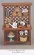 Reutter Porcelain Miniature Garden Potting Rack Display