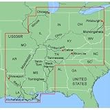 Garmin BlueChart g2 Vision U.S. Inland Rivers Freshwater Map Data Card