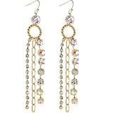 Gold Austrian Crystal GALA Drop Earrings