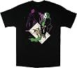 Batman The Dark Knight The Joker Card Black T-Shirt Tee