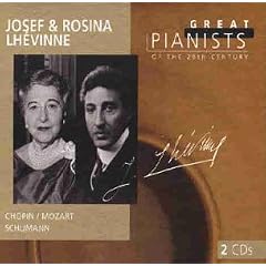 Die gro�en Pianisten des 20. Jahrhunderts - Josef und Rosina Lhevinne