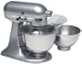 KitchenAid KSM110PS Custom 300-Watt 4-1/2-Quart Stand Mixer, Metallic Chrome