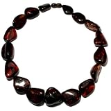 Raw Cherry Amber Bead Necklace