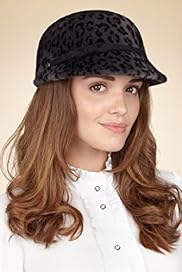 Faux Fur Animal Print Captain Hat