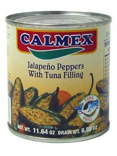 Calmex Jalapeno Peppers with Tuna Filling, 11.6 oz by Calmex