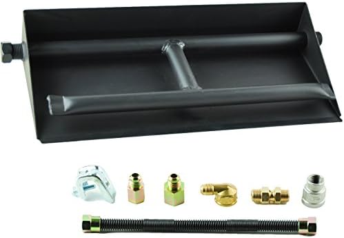 Dreffco 21" Dual Burner Gas Fireplace Kit NG or LP