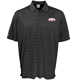 adidas Arkansas Razorbacks Black Team Logo Polo