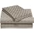 Pinzon 500-Thread-Count Cotton Lucia Checks Queen Sheet Set, Dune
