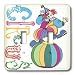 TNMGraphics Funny - Circus Clown - Light Switch Covers - double toggle switch