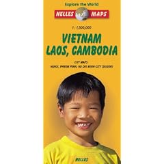 Nelles Vietnam Laos Cambodia Travel Map (Nelles Maps)