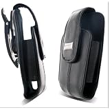 RIM BlackBerry 8700 Leather Swivel Holster (Black)