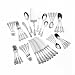 Wallace Rose Point 46-Piece Sterling Silver Flatware Set, Service for 8