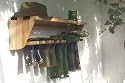 Beech Boot-room Wall Rack