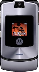Motorola RAZR V3i Unlocked Phone with Camera, MP3/Video Player, and MicroSD Slot--International Version with No Warranty (Silver/Gray)
