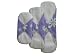 FuzziBunz Mother of Eden Cloth Menstrual Comfort Pads 3 Pack Combo - Lavender Daisy