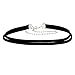 Cougar's Choice® Multi Strap Skinny Black Choker Collar Choker (Two Strands)
