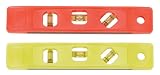 Starrett Exact PLMO-9 V-Grooved Magnetic Torpedo Level, Orange