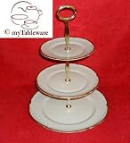Castleton China Sovereign Hostess Tray 3 Tier by Castleton China