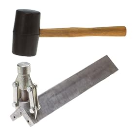 Click here to buy Warner Tool 1-1 4-Inch Corner Bead Crimper with Rubber Mallet #338 by Warner Manufacturing.