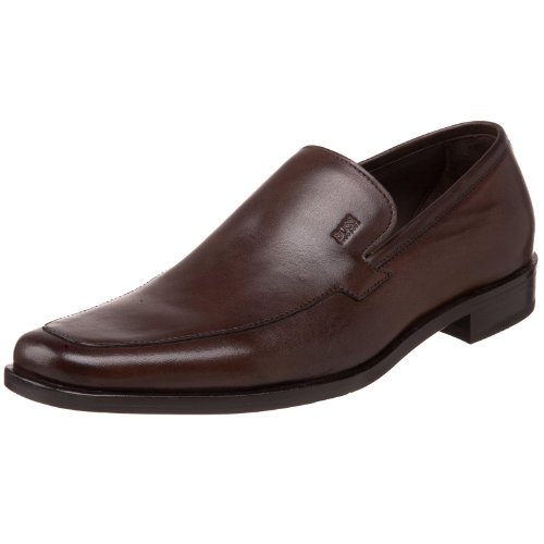 BOSS Black by Hugo Boss Mens Chesterfield Loafer,Medium Brown,7.5 M US