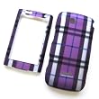 Sidekick 4G T839 (T-Mobile) Rubberized Snap On Protector Hard Case "Pretty Plaid" Design