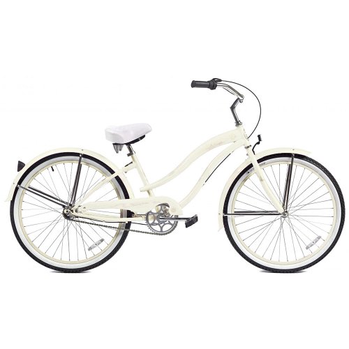 Micargi Rover NX3 Beach Cruiser Bike, White, 26-Inch