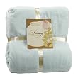 Super Soft Fleece Plush Luxury BLANKET, KING Size. AQUA