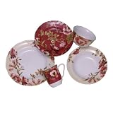 222 Fifth Lutece Dinnerware Set, Service for 4 by