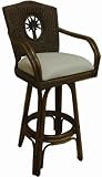 418TcMLn 7L. SL160  Lucaya Rattan and Wicker Counter Stool by Hospitality Rattan