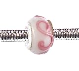 Pandora Style Charm Bead (Z46) Murano Style / Lampwork Glass (14mm x 10mm) (fits Troll too)