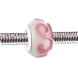 Pandora Style Charm Bead (Z46) Murano Lampwork Glass (14mm x 10mm) (fits Troll too)