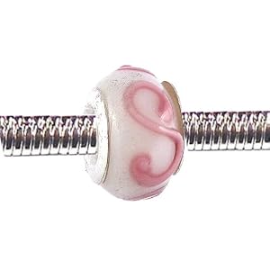 Buy Pandora Style Charm Bead (Z46) Murano Lampwork Glass (14mm x 10mm) (fits Troll too) by SERENITY CRYSTALS