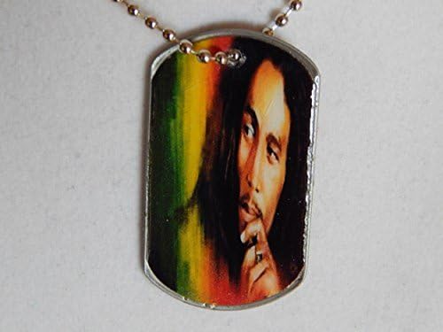 Bob Marley - Jamaica - Dog Tag Necklace