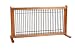 Dynamic Accents 42103 20 Inch Wood and Wire Large Free Standing Gate - Medium Cherry